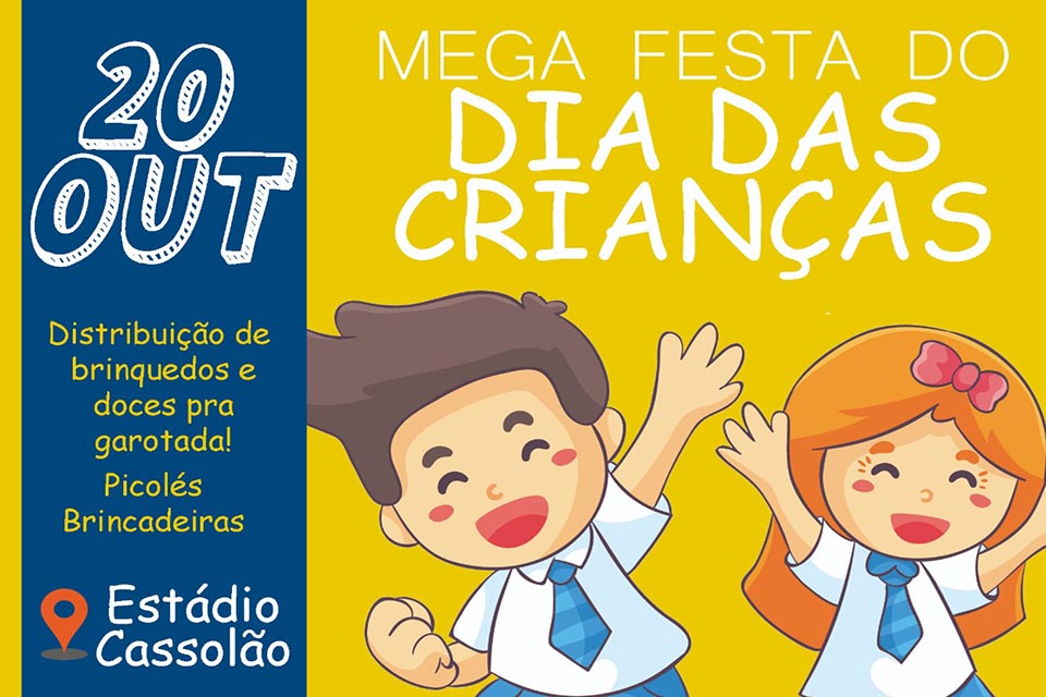Prefeitura de Rolim de Moura irá distribuir 5 mil brinquedos e doces para as crianças 