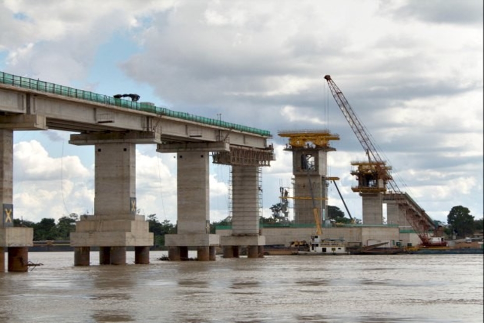 Balsa está com os dias contados: em setembro Bolsonaro deve inaugurar ponte que liga RO ao AC