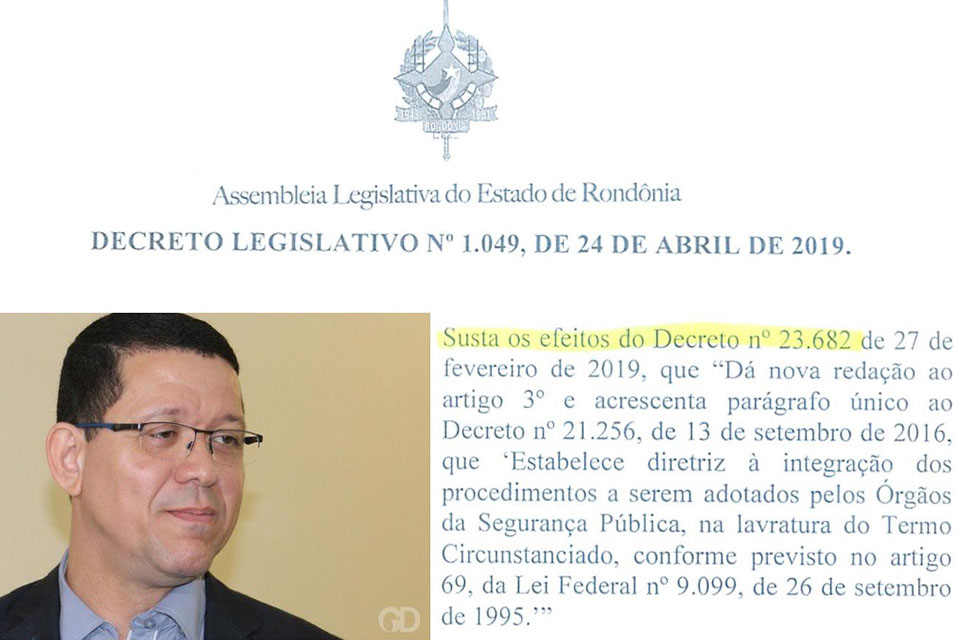 Deputados sustam Decreto de Marcos Rocha que possibilitava requisição de perícias criminais a oficiais da PM