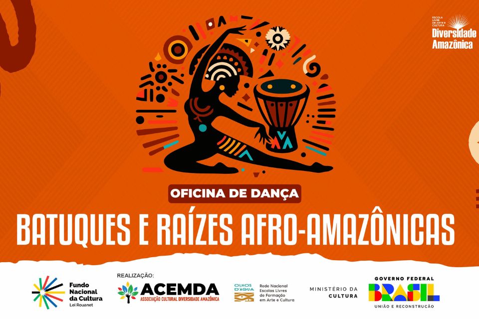 Escola Livre de Arte e Cultura Diversidade Amazônica promove oficina de dança afro-amazônica em Vilhena e Comunidade Quilombola de Santa Cruz