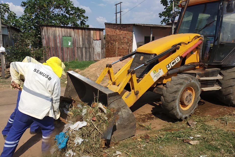 Mutirão no bairro São Sebastião II recolhe mais de 40 caçambas de entulhos