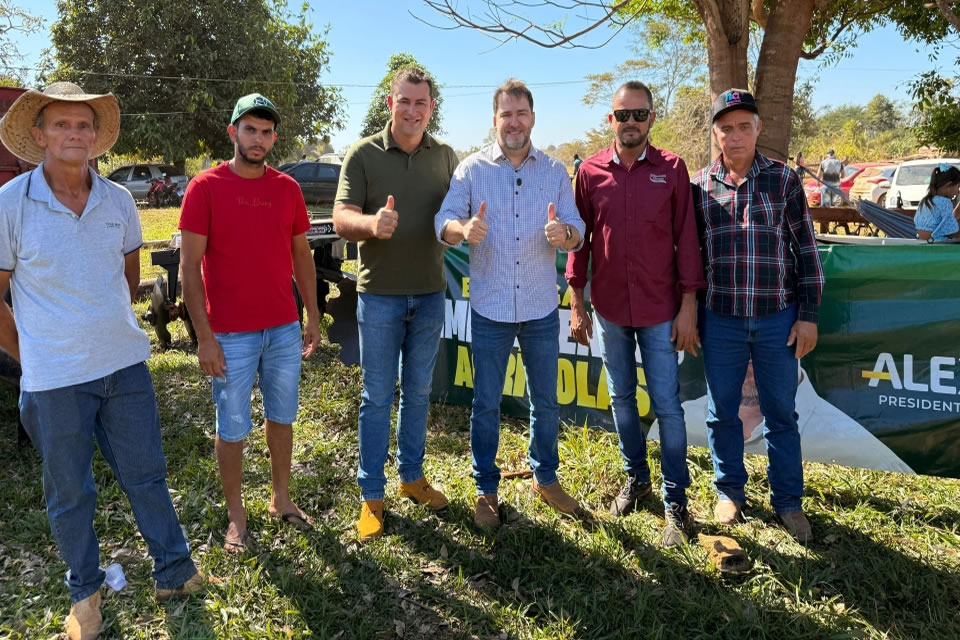 Presidente da Assembleia Legislativa prestigia entrega de implemento agrícola e reforça apoio ao setor produtivo em Urupá