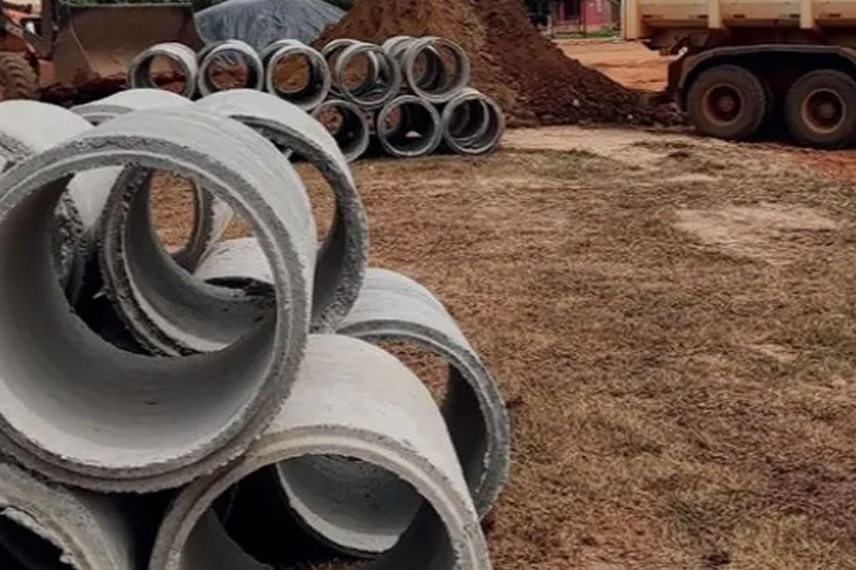 Prefeitura de Itapuã do Oeste investe mais de R$ 2 Milhões em projeto de drenagem para combater alagamentos