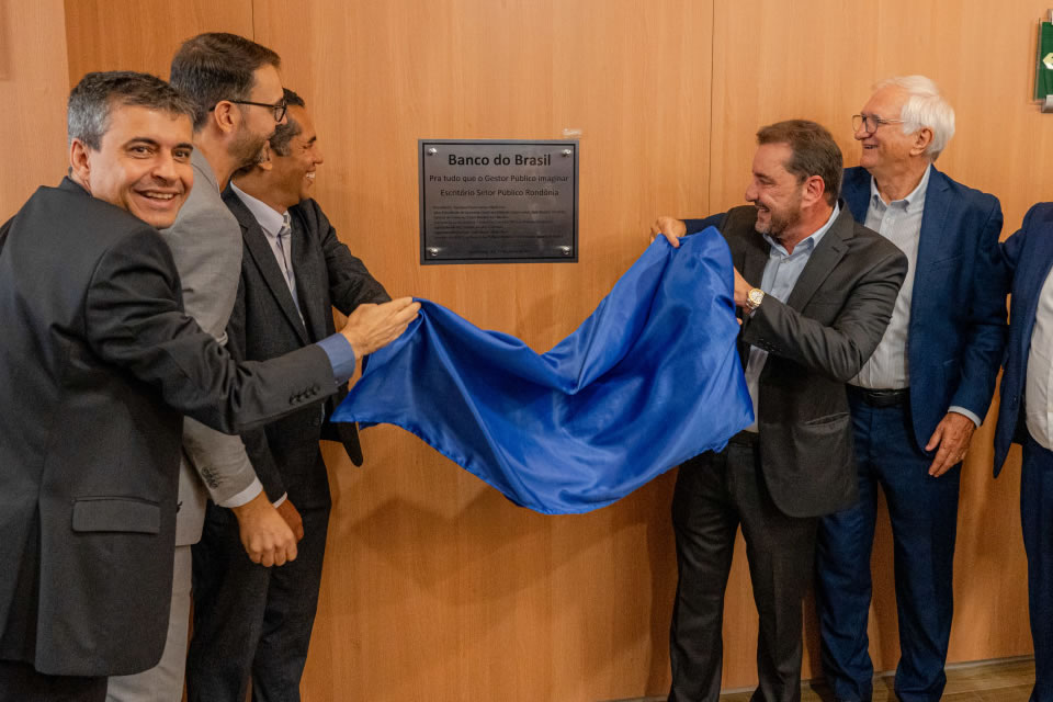 Prefeito Hildon Chaves participa da inauguração da nova agência do Setor Público do Banco do Brasil