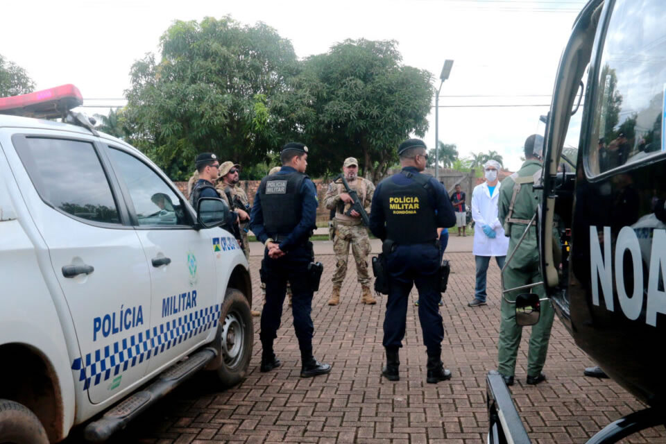 Forças policiais apreenderam armas e mais uma tonelada de droga, nos quatro primeiros meses de 2024, em RO