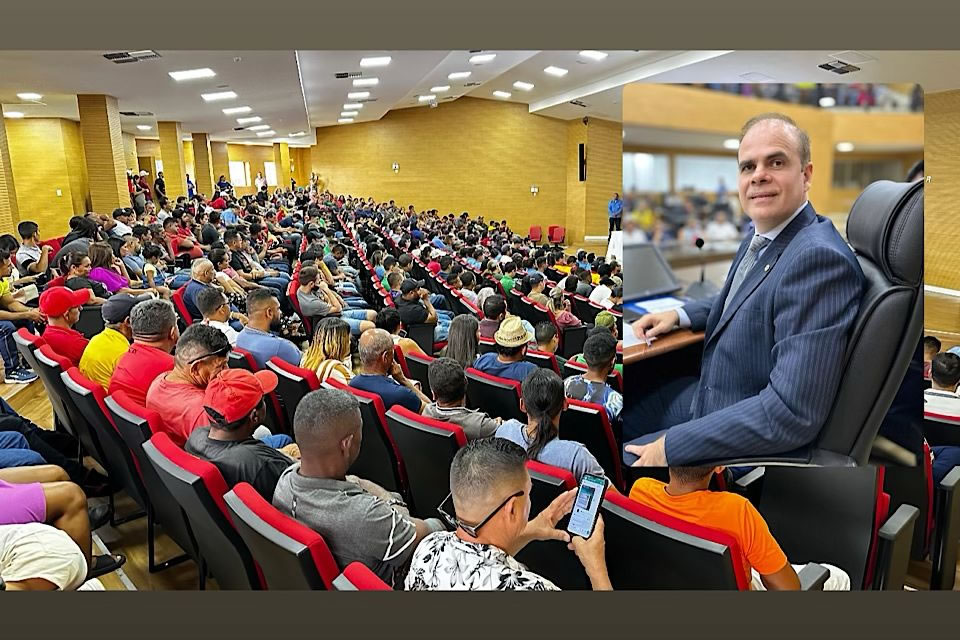 Com plenário lotado, Alan Queiroz promove audiência pública sobre o 1º Plano Geral de Outorgas Hidroviário