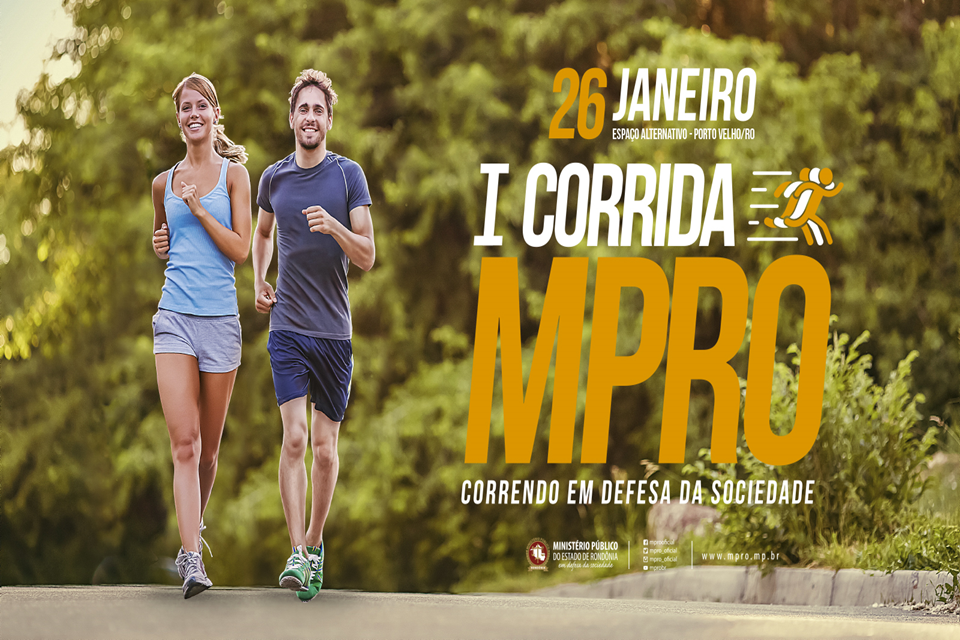 Ministério Público celebra 37 anos com a 1ª Corrida MPRO neste sábado