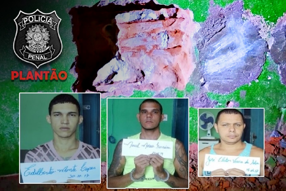 Policiais penais impedem nova fuga de detentos que participaram de fuga em massa em Ji-Paraná