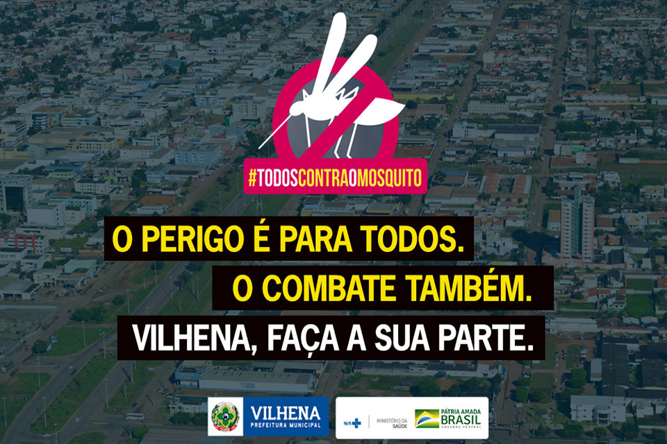 Ações contra a dengue colocam Vilhena em patamar positivo histórico no combate à doença   