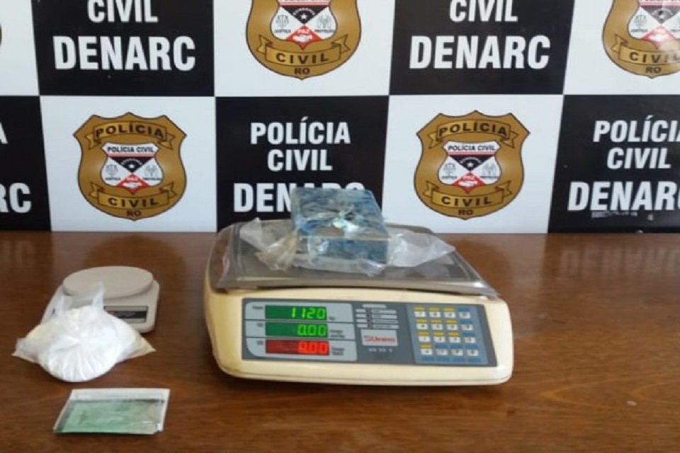 Polícia prende traficante e apreende drogas em Cacoal e Porto Velho