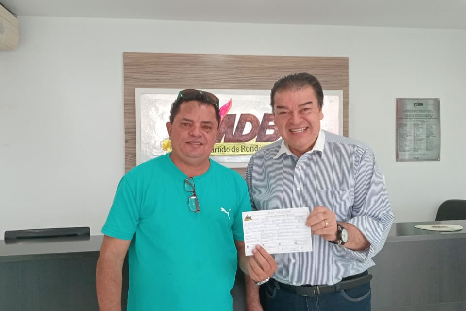 Luiz Porto ser filia ao MDB e lança sua pré-candidatura a vereador