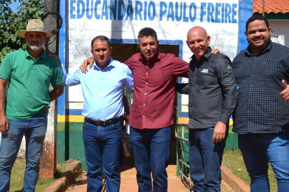 Escola de Alto Alegre dos Parecis vai ganhar refeitório e cozinha com recurso assegurado por Ezequiel Neiva