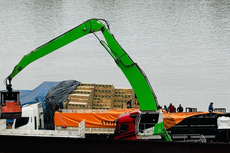 Mais de dois milhões de toneladas de insumos foram movimentados em 2024 no Porto de Porto Velho