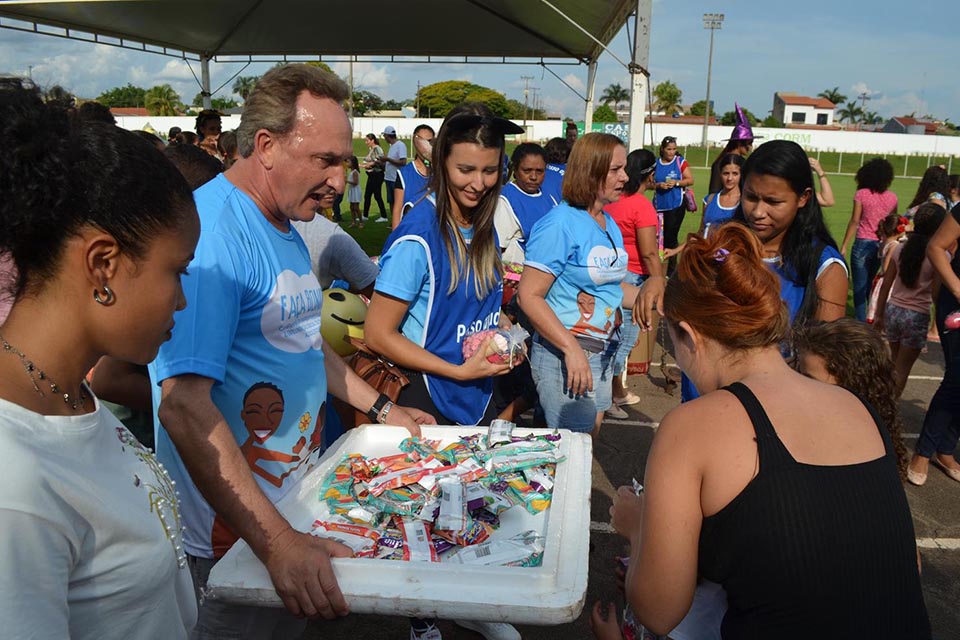 Evento para as crianças reúne mais de 7 mil pessoas em Rolim de Moura 