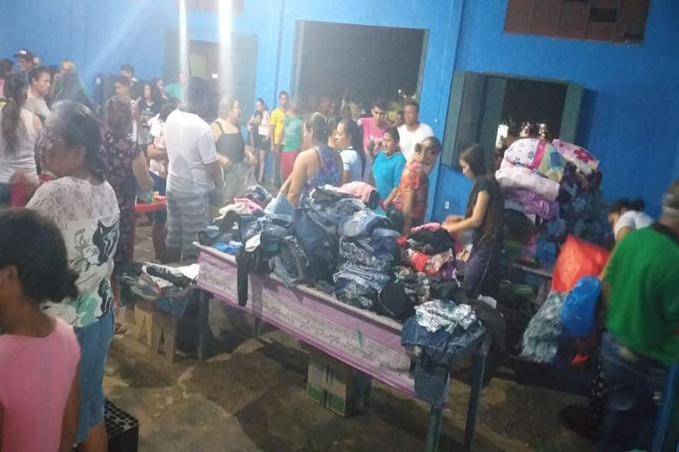 Após incêndio na Bolívia, fronteira com Costa Marques, população se mobiliza para arrecadar doações