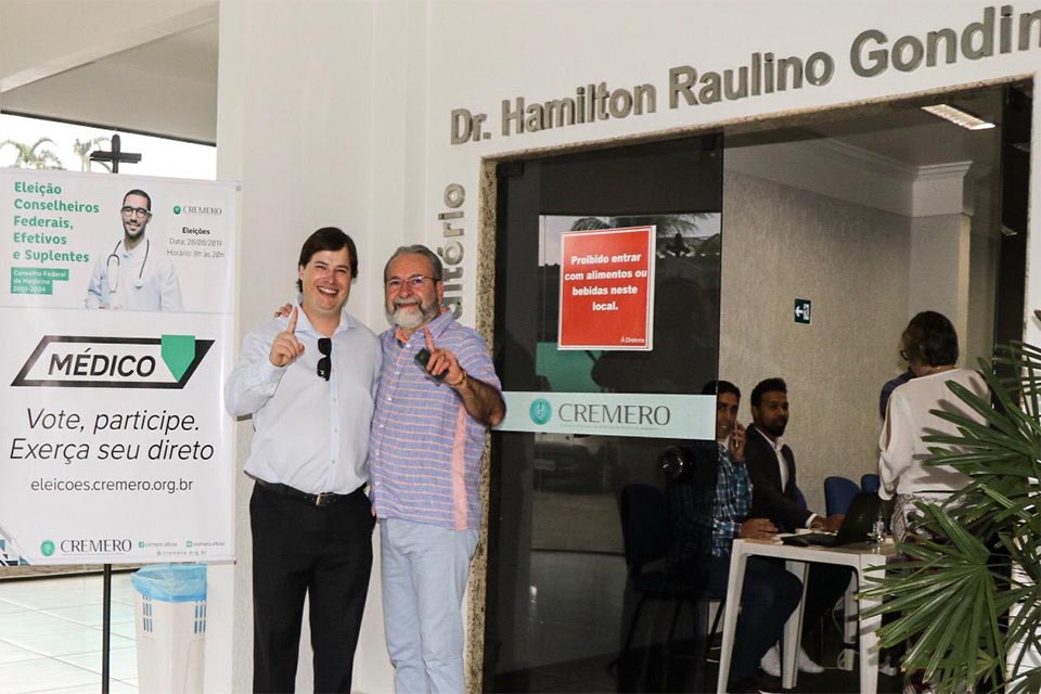 Dr. José Hiran Gallo e Dr. Cleiton Cassio Bach são os novos representantes do Cremero junto ao CFM