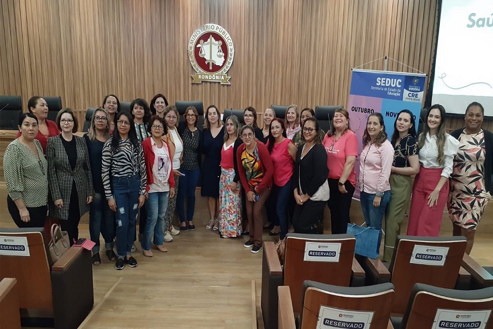 Violência contra a Mulher é debatida com integrantes da educação no MPRO