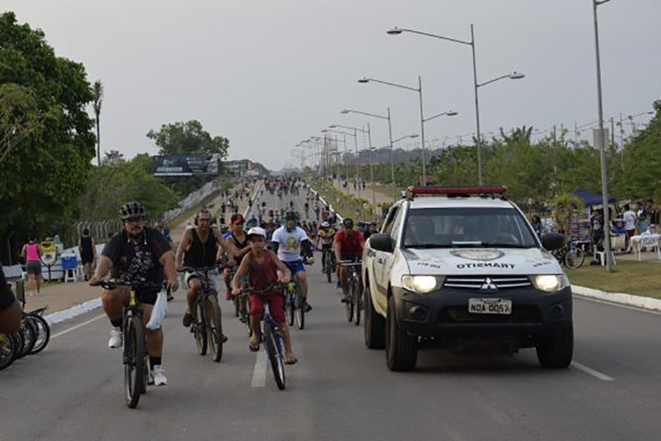 Passeio Ciclístico ultrapassou expectativas; as ações educativas serão intensificadas neste mês