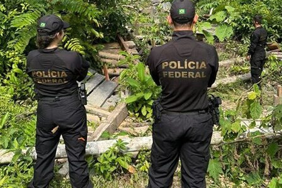 PF realiza ação para prevenção de crimes na Terra Indígena Igarapé Laje