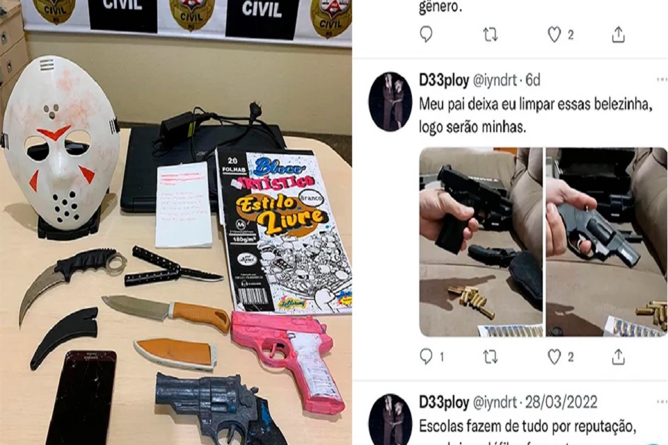 A DEAAI acredita que a jovem inspirou suas pretensões no cenário de filmes de terror