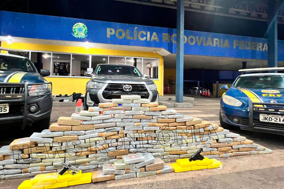 Ação conjunta da Polícia Rodoviária Federal e Polícia Militar resulta na apreensão de quase 200kg de entorpecentes