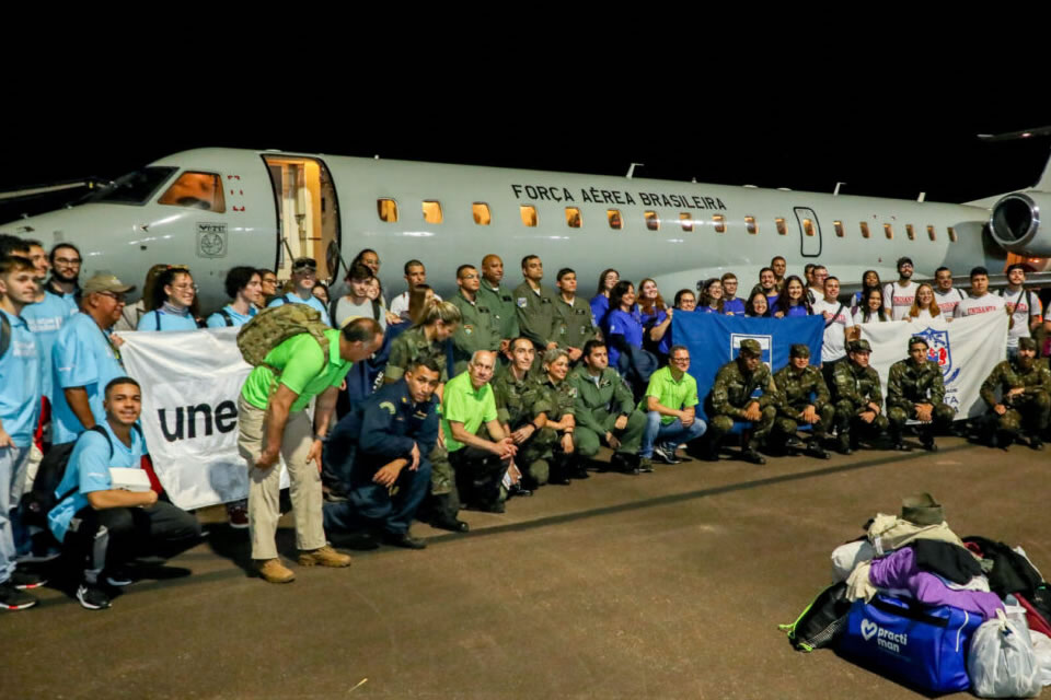 Acadêmicos de nove estados desembarcam em Rondônia para a Operação do Projeto Rondon