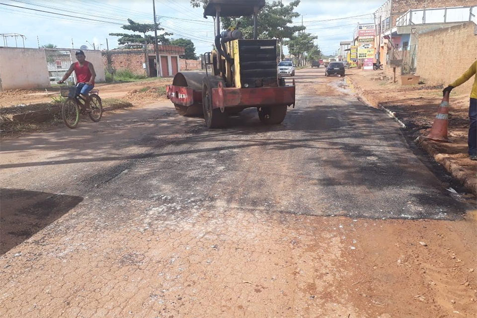 Ruas da zona Leste recebem benfeitorias que irão melhorar a trafegabilidade