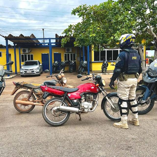 PRF recupera duas motocicletas adulteradas em Porto Velho