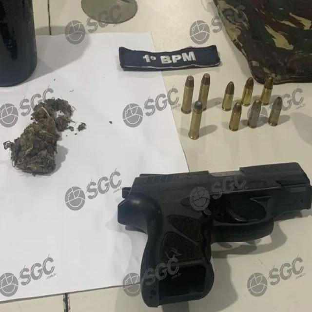 Homem é preso por porte ilegal de arma e violência doméstica em Porto Velho