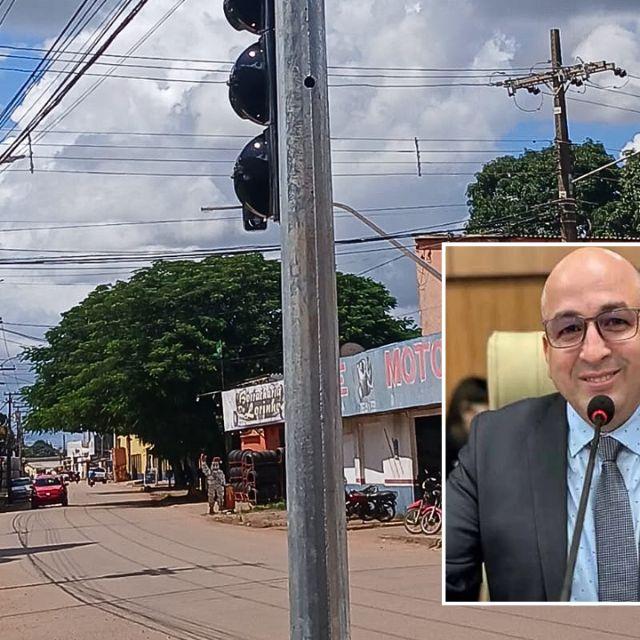 Presidente da Câmara solicita instalação de semáforos em cruzamento de Porto Velho