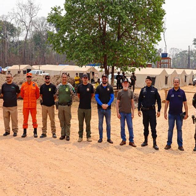 MPRO realiza visita técnica à base de combate às queimadas na Estação Ecológica Soldado da Borracha