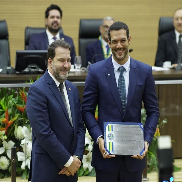 Assembleia Legislativa de Rondônia concede Título de Cidadão Honorário ao presidente da CBF, Samir Xaud