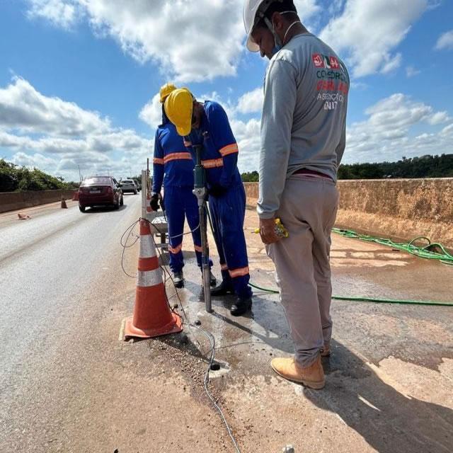 DNIT segue nos trabalhos de reabilitação das pontes sobre Rio Candeias