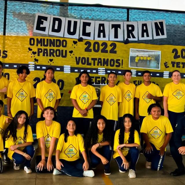 Governo de RO lança Maio Amarelo do Projeto Educatran, em escolas de Porto Velho