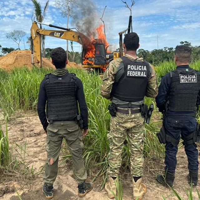 PF deflagra a Operação Andyrá em combate a crimes ambientais em Rondônia