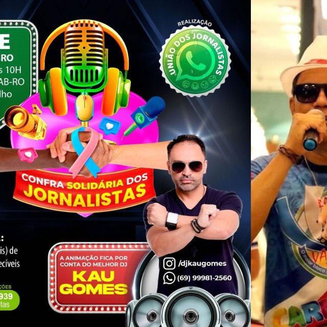 12ª FESTA DOS JORNALISTAS - Silvinho Santos e Dj Kaú Gomes serão as atrações musicais da Confraternização dos Jornalistas