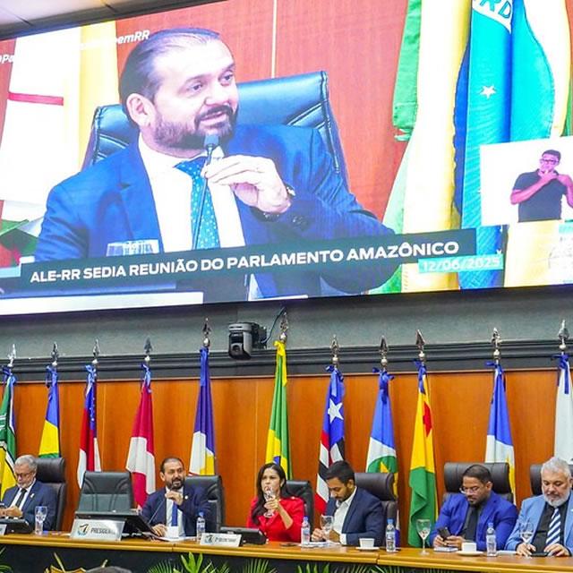 Parlamento Amazônico debate integração, infraestrutura e desenvolvimento na Amazônia Legal sob liderança do deputado Laerte Gomes