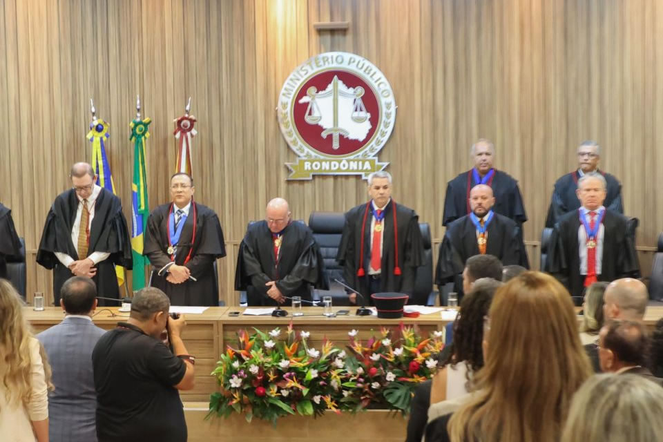 Prefeito de Porto Velho prestigia posse do novo corregedor geral do Ministério Público de Rondônia