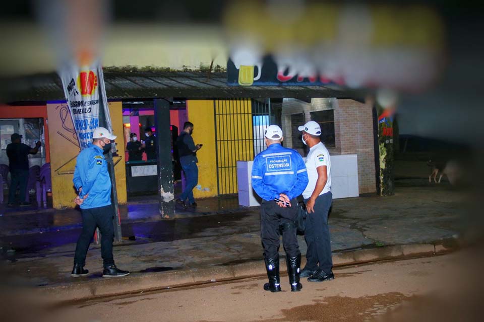 “Operação Urgência” dispersa aglomerações na 6ª noite de atuação; equipes vistoriam todas as regiões de Porto Velho