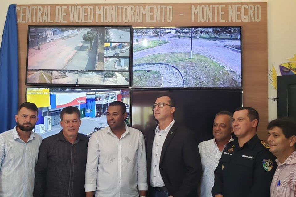 Edson Martins prestigia inauguração do sistema de monitoramento de Monte Negro