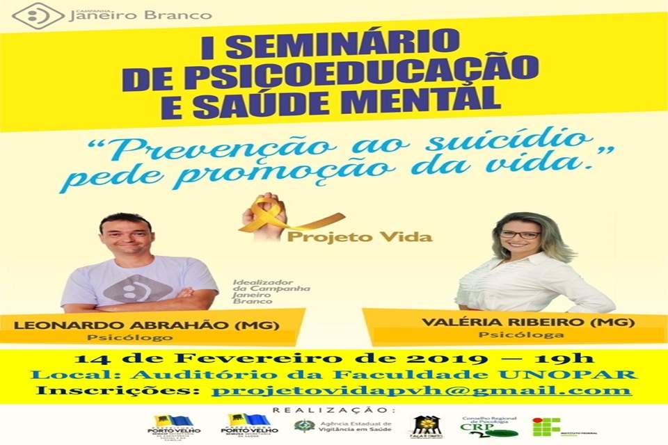 Semasf realiza I Seminário de Psicoeducação e Saúde Mental