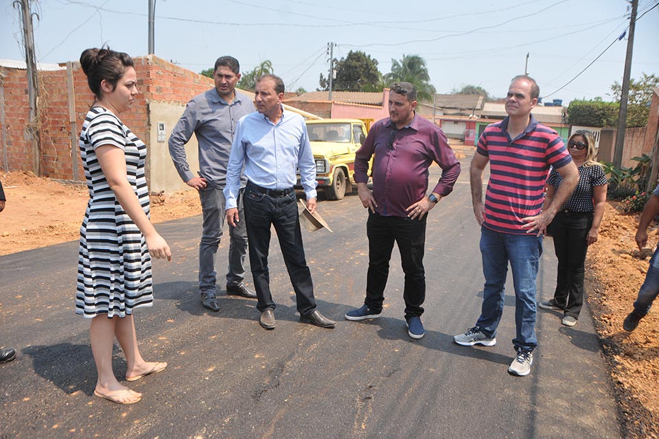 Prefeito Vistoria obras na zona Sul da cidade