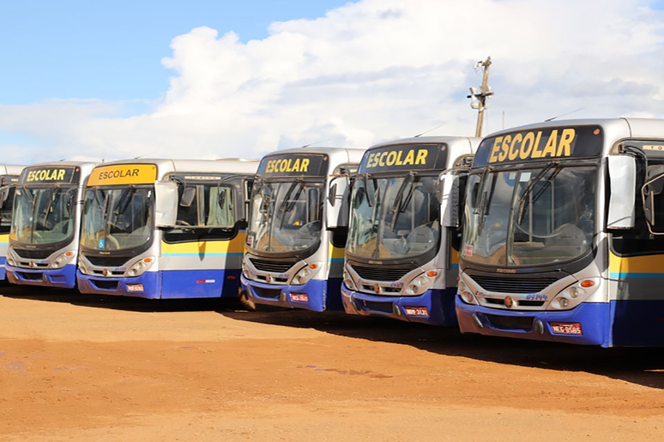 Mais de 20 ônibus escolar vão atender a Ponta do Abunã a partir da próxima segunda-feira