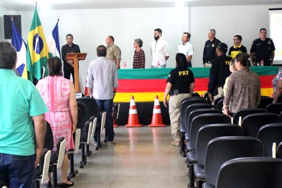 Semana Nacional de Trânsito inicia com palestras e vídeos na Ciretran