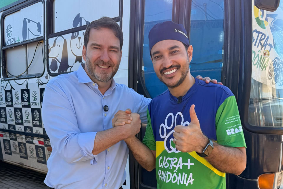 Deputado Alex Redano acompanha programa Castra+Rondônia em Ariquemes