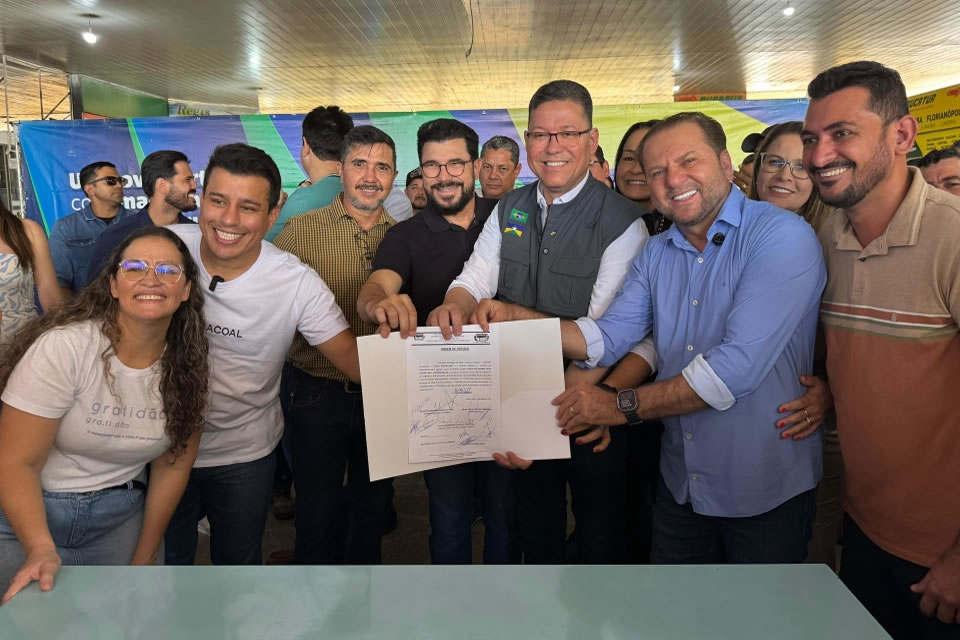 Ordem de serviço é assinada e projeto da nova rodoviária de Cacoal sai do papel