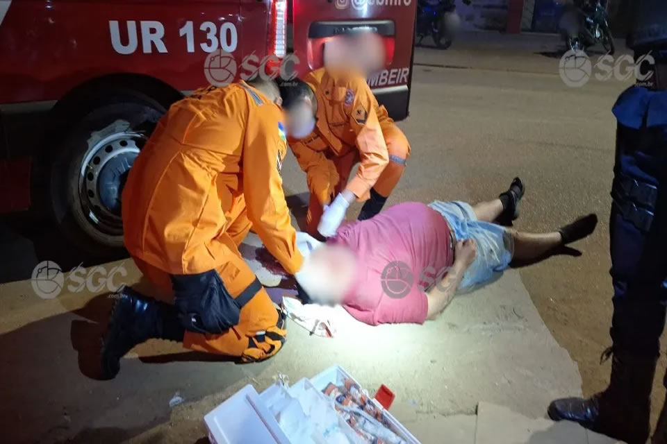 Motociclista fica inconsciente após cair em quebra-molas na zona Leste de Porto Velho