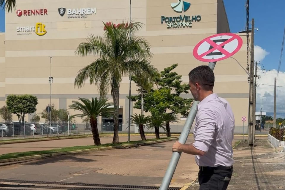 Estacionamento ao entorno do shopping é liberado pela Prefeitura de Porto Velho