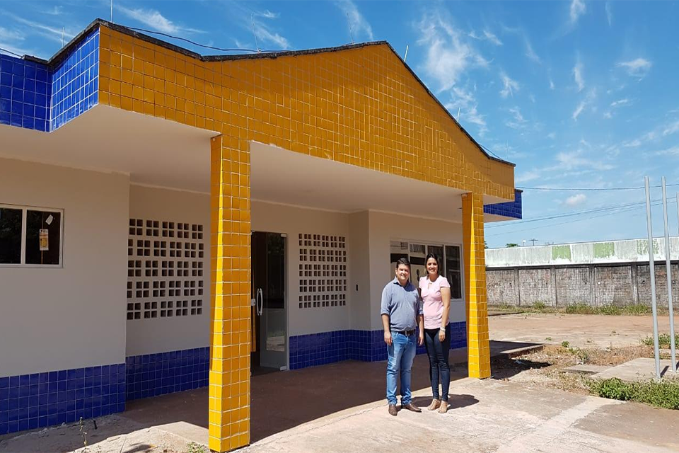 Rolim de Moura – Obra da Creche do Cidade Alta entra na reta final