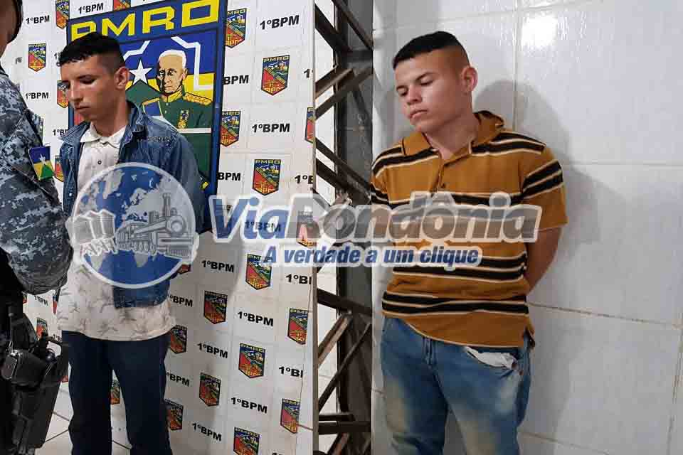 Polícia impede roubo em residência e prende dois suspeitos, um conseguiu fugir